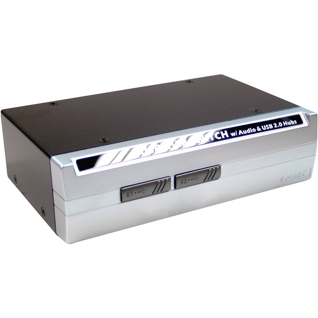 Commutador KVM Uniclass USB2 VGA AUDIO 1KVM a 2CPU