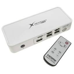 KVM-schakelaar Uniclass HDMI USB2 AUDIO 1KVM naar 2CPU