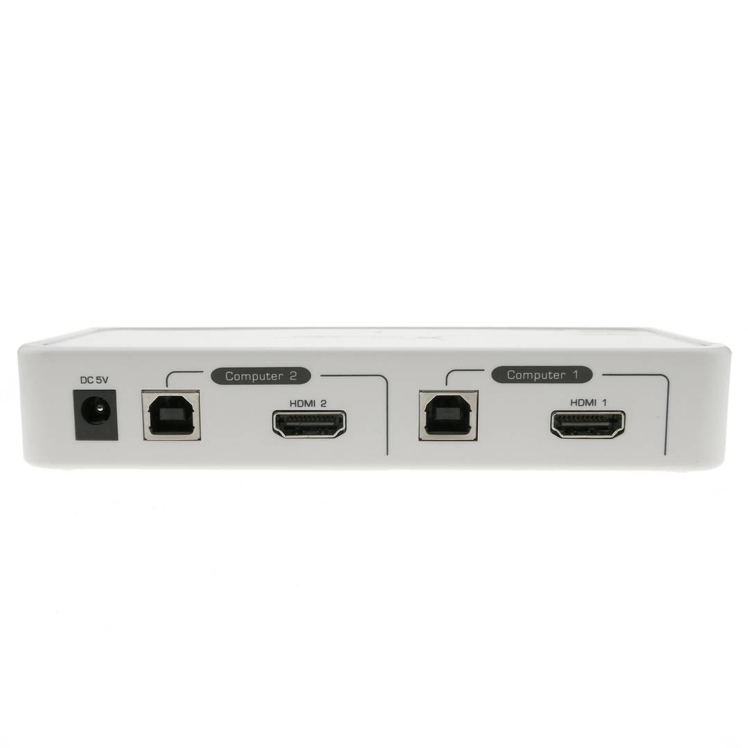 Commutador KVM Uniclass HDMI USB2 AUDIO 1KVM a 2CPU