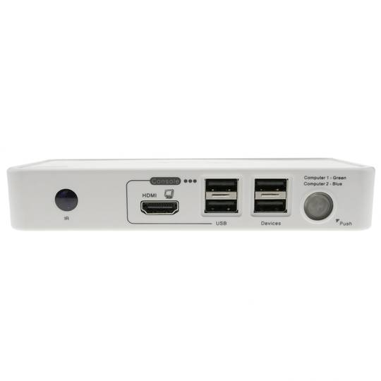 Commutador KVM Uniclass HDMI USB2 AUDIO 1KVM a 2CPU
