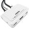 DisplayPort KVM USB2 AUDIO Uniclass 2CPU 1KVM to wired