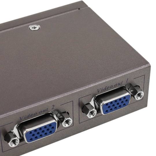 Multiplicador VGA de 350MHz de 2 ports