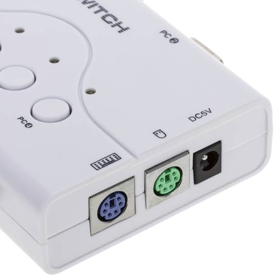 Multiplicador KVM VGA de 1 a 4 puertos