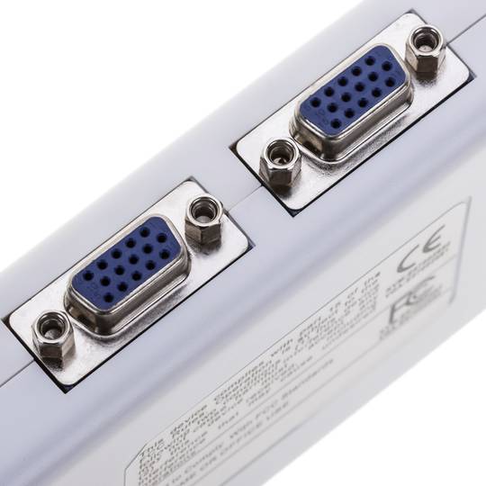 Multiplicador KVM VGA de 1 a 4 puertos
