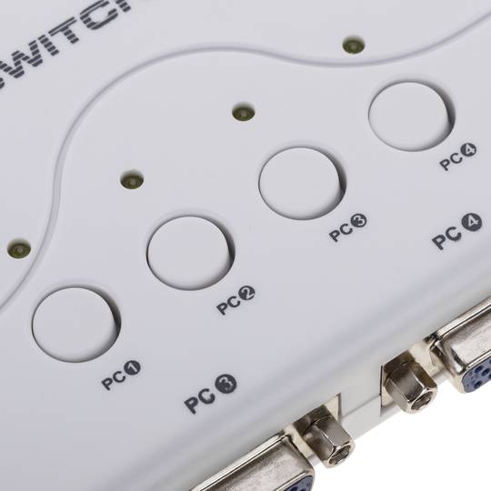 Multiplicador KVM VGA de 1 a 4 puertos