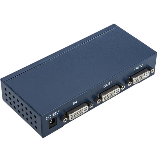 Multiplicador vídeo DVI de 2 ports