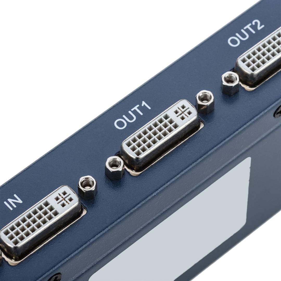 Multiplicador vídeo DVI de 2 ports