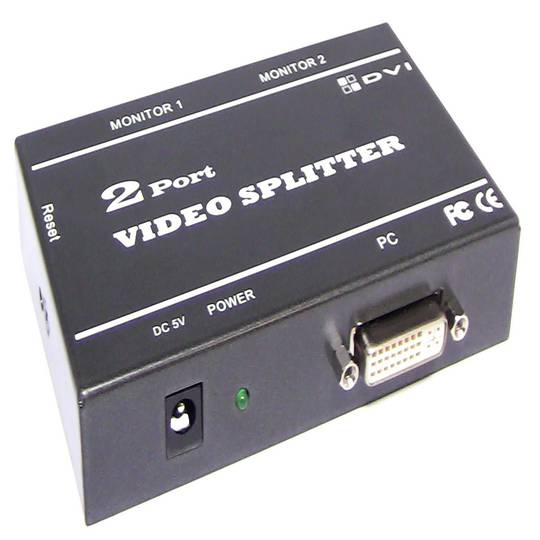 DVI Video Splitter (1xDVI -> 2xDVI)