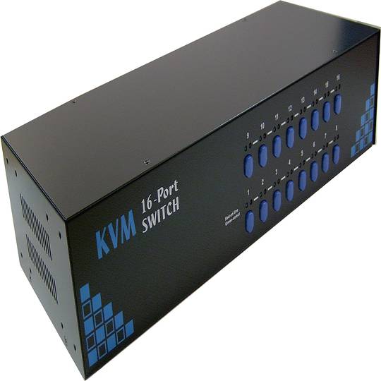 Rack 2U Switch KVM PS2 VGA Uniclass 1KVM à 16CPU - Cablematic