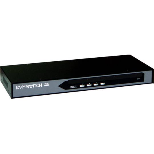 Rack 1U Przełącznik KVM PS2 Uniclass VGA OSD 1KVM do 4CPU