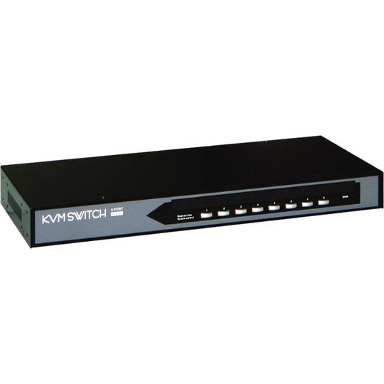 Commutador KVM Rack 1U Uniclass de PS2 VGA OSD 1KVM a 8CPU