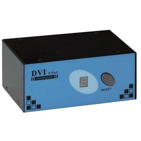 Uniclass KVM Switch PS2 DVI 1280x1024 Video 1KVM ein Dual 2CPU