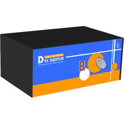 Uniclass KVM Switch PS2 DVI 1600x1200 Video 1KVM ein Dual 2CPU