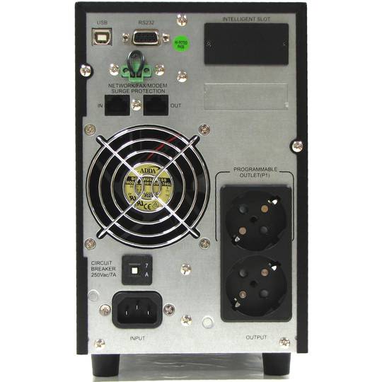 Galleon Online-USV von 1 kVA mit 2 Schuko