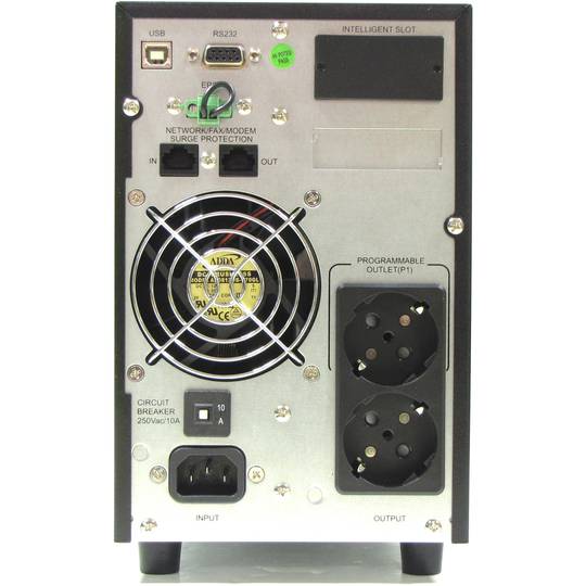 Galleon en ligne UPS de 1,5 KVA avec 2 Schuko