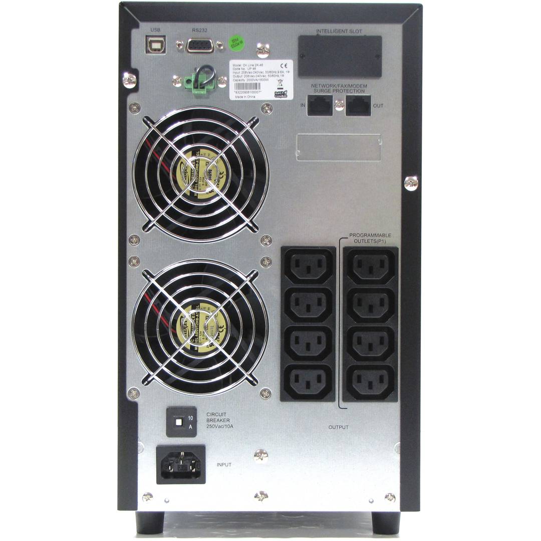 Online UPS 2 KVA Galleon met 8 IEC-C13