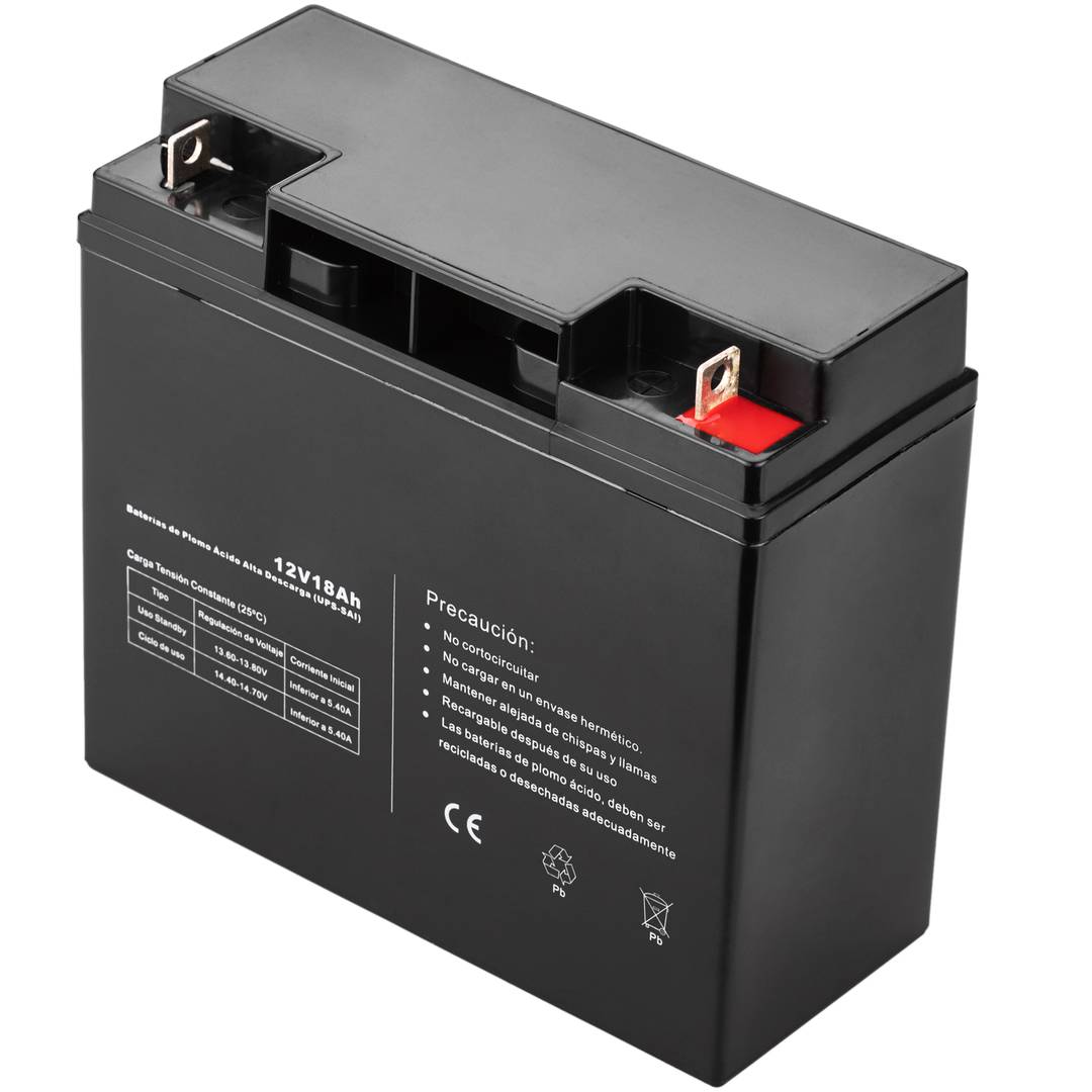 Sealed lead acid battery 12V 18Ah replacement UPS - Cablematic