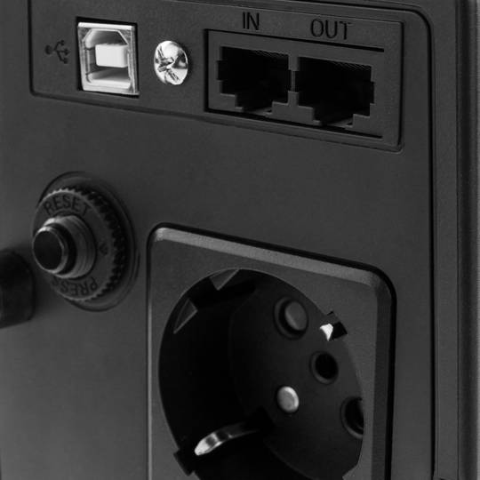 UPS de linha interativa Supra 700VA 360W com 2 schuko