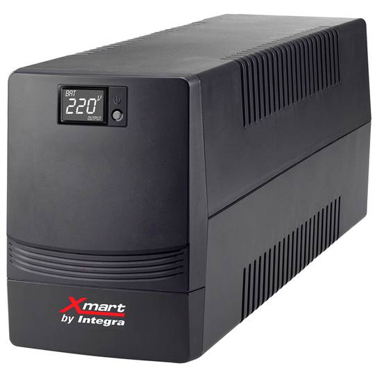 SAI de línea interactiva Supra de 2100VA 1200W con 2 schuko y 1 C14 Xmart SUPRA 2103-230
