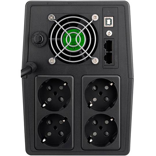 SAI de línea interactiva Supra de 2100VA 1200W con 2 schuko y 1 C14 Xmart SUPRA 2103-230