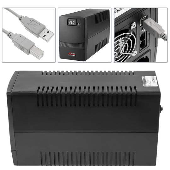 Supra interactive line 1600VA 900W with 4 schuko