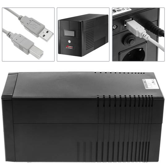 UPS linea sinusoidale SW-PRO 1100VA 700W con 4 schuko