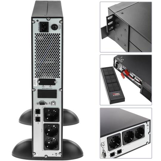 SAI on-line RT9W de 1 KVA 900W rack 19