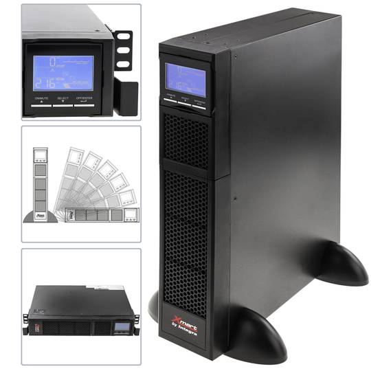 SAI on-line RT9W de 2 KVA 1800W rack 19