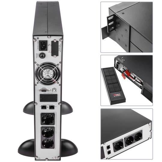 SAI on-line RT9W de 2 KVA 1800W rack 19