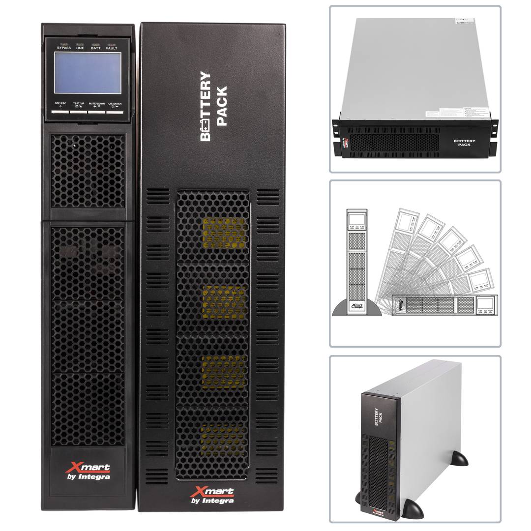 UPS on-line RT9W de 6 KVA 5400W to rack 19