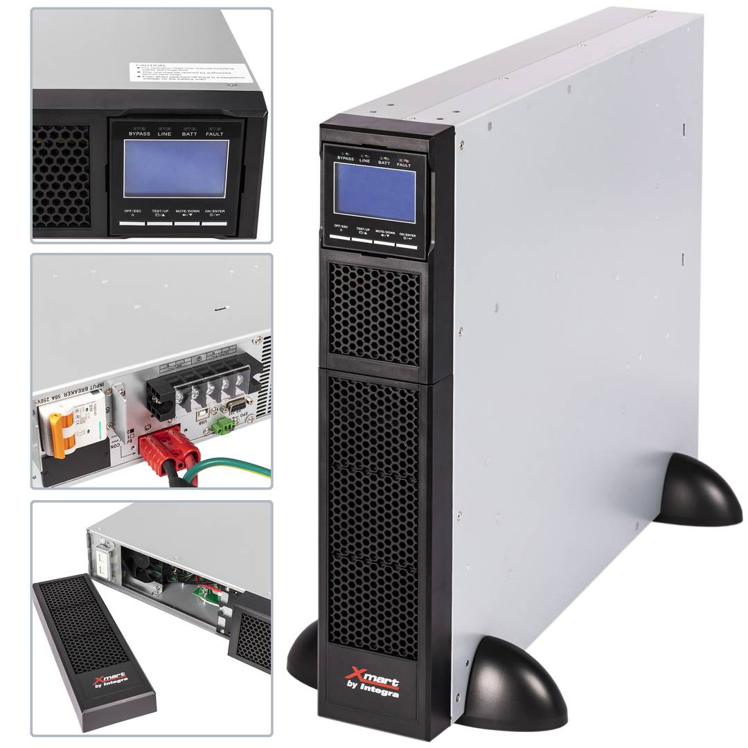 UPS on-line RT9W de 6 KVA 5400W to rack 19