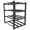 Lanberg 830X650 3 Reihen 4 Etagen 12 Regale Schwarz USV-Batterierahmen OR01-830650-304-BK