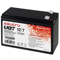 Batteria AGM ricaricabile Salicru 12V e 7Ah per UPS