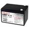 Batteria AGM ricaricabile Salicru 12V e 12Ah per UPS