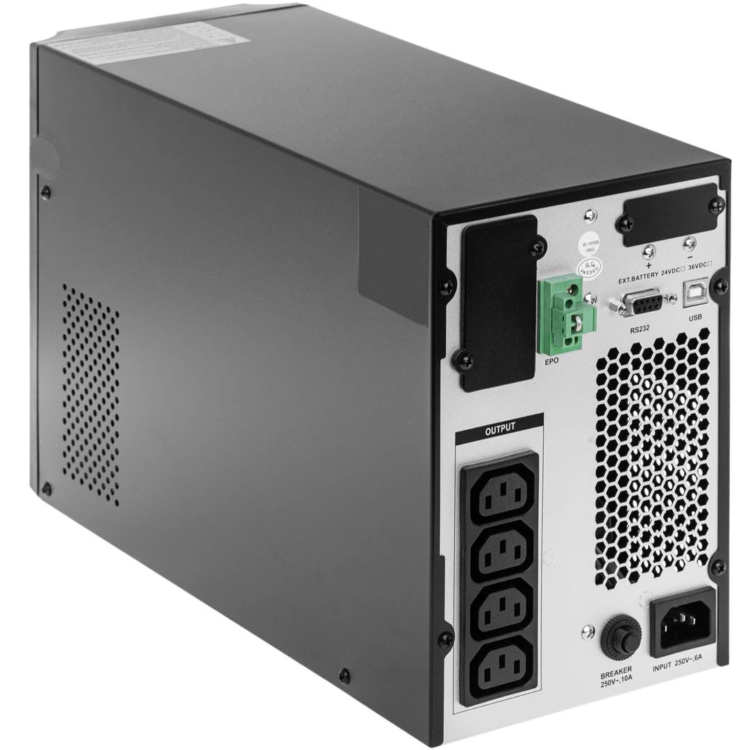 Fonte de alimentação ininterrupta on-line 1000VA 1000W UPS com 4 IEC C13