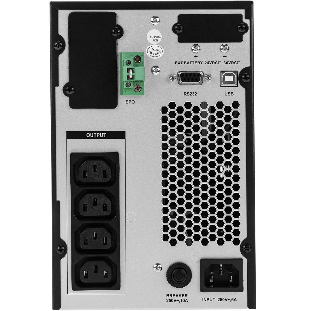 Fonte de alimentação ininterrupta on-line 1000VA 1000W UPS com 4 IEC C13