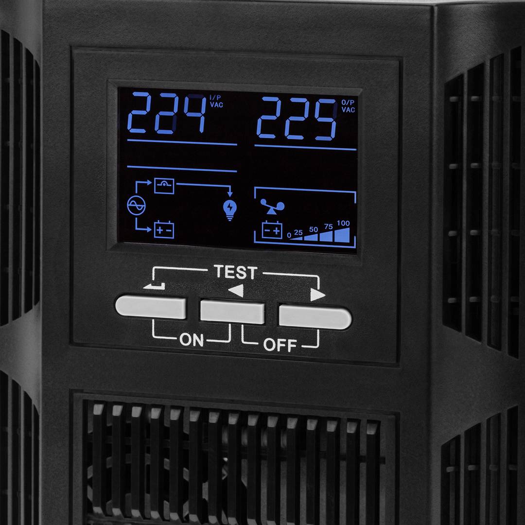 Fonte de alimentação ininterrupta on-line 1000VA 1000W UPS com 4 IEC C13