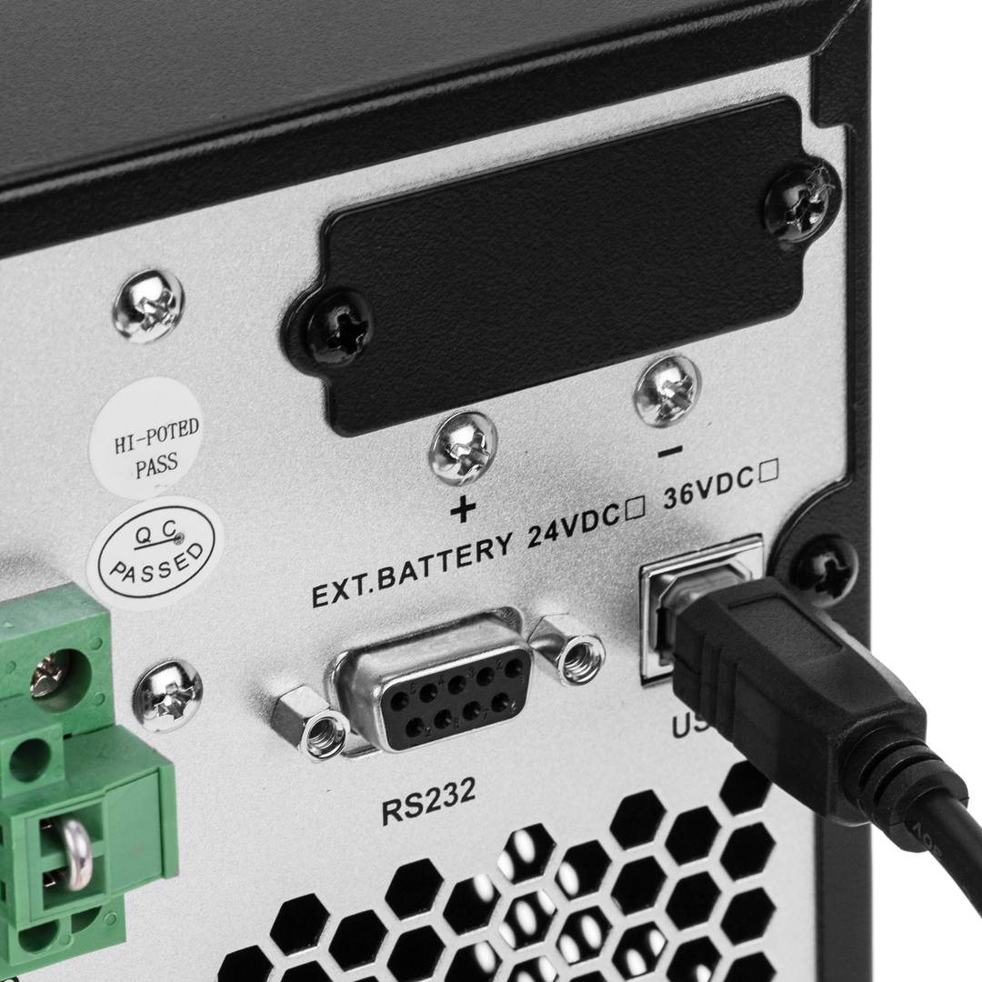 Fonte de alimentação ininterrupta on-line 1000VA 1000W UPS com 4 IEC C13