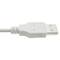 USB 2.0 AB Cable 2m de mâle blanc