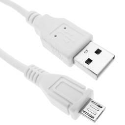 USB 2.0 CABLE A male to MicroUSB male white 2m