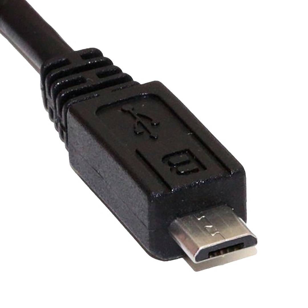 Câble Micro USB USB 2.0 de 1,8 m mâle noir