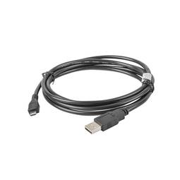 Lanberg Micro-USB B auf USB A Kabel 1,8 m Schwarz CA-USBM-10CC-0018-BK