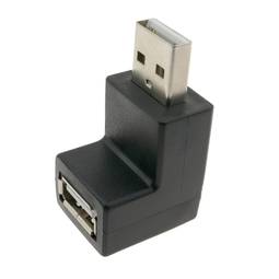 USB adapter A male to A female angle
