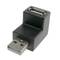 USB-adapter Een mannelijk naar een vrouwelijk met hoek