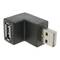 USB-adapter Een mannelijk naar een vrouwelijk met hoek