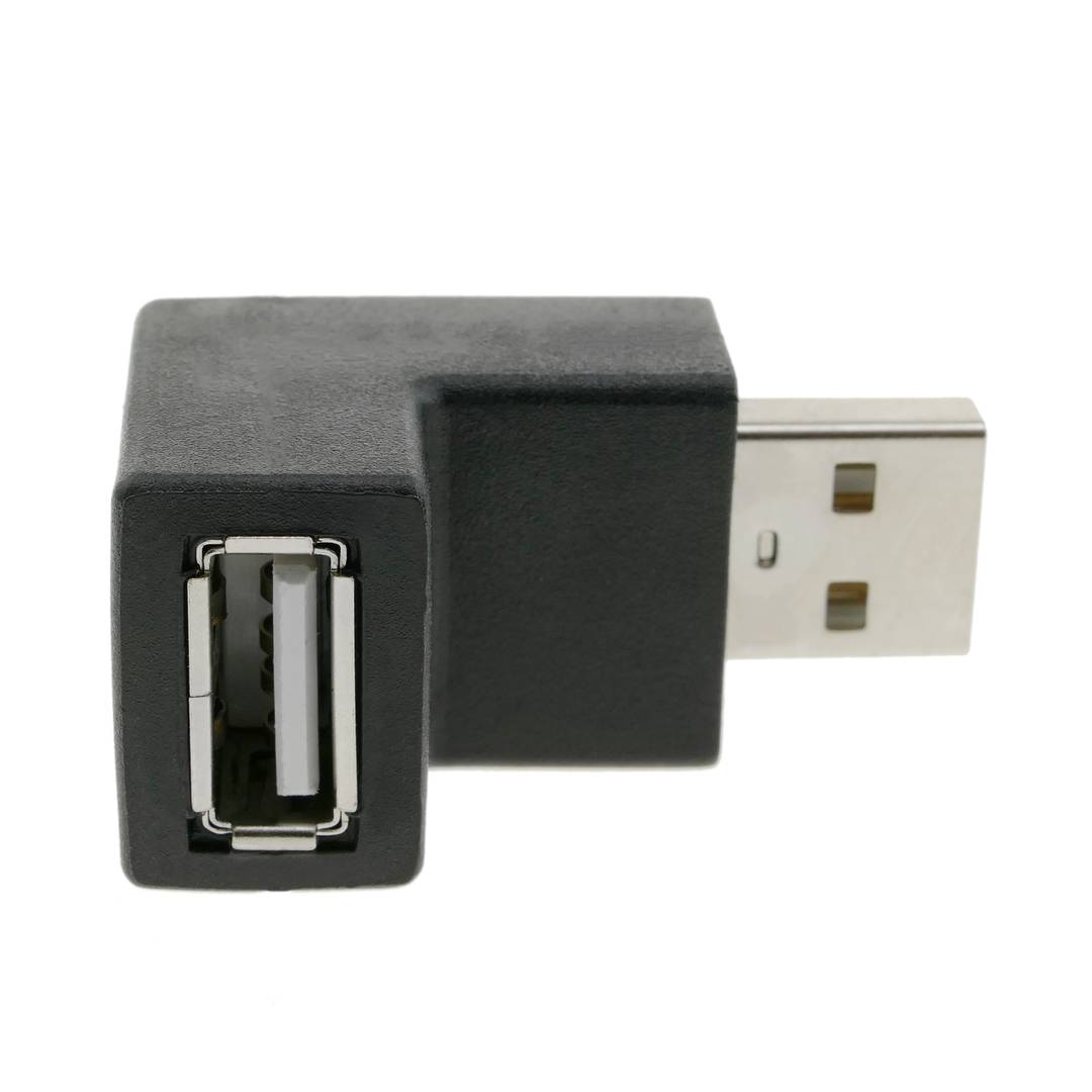 USB-adapter Een mannelijk naar een vrouwelijk met hoek