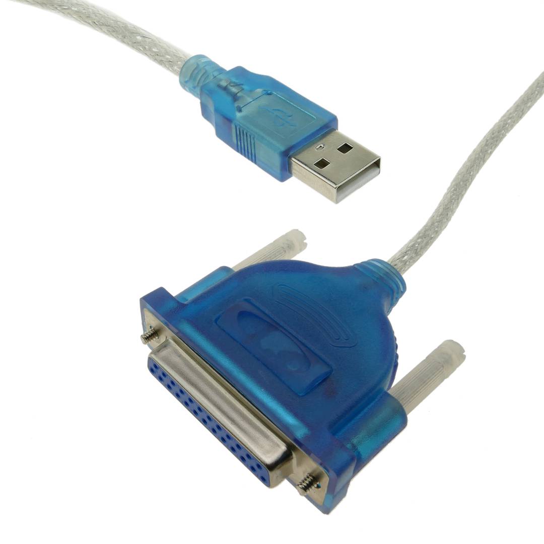 Jiayouy 25 pin Male to Female Parallel Printer Cable 5M Female Serial Cable to USB 