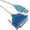 Cavo convertitore da USB tipo A maschio a porta parallela DB25 femmina 1,5 m