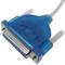 Cavo convertitore da USB tipo A maschio a porta parallela DB25 femmina 1,5 m