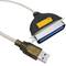 USB to parallel port (Centronics 36 male to male)